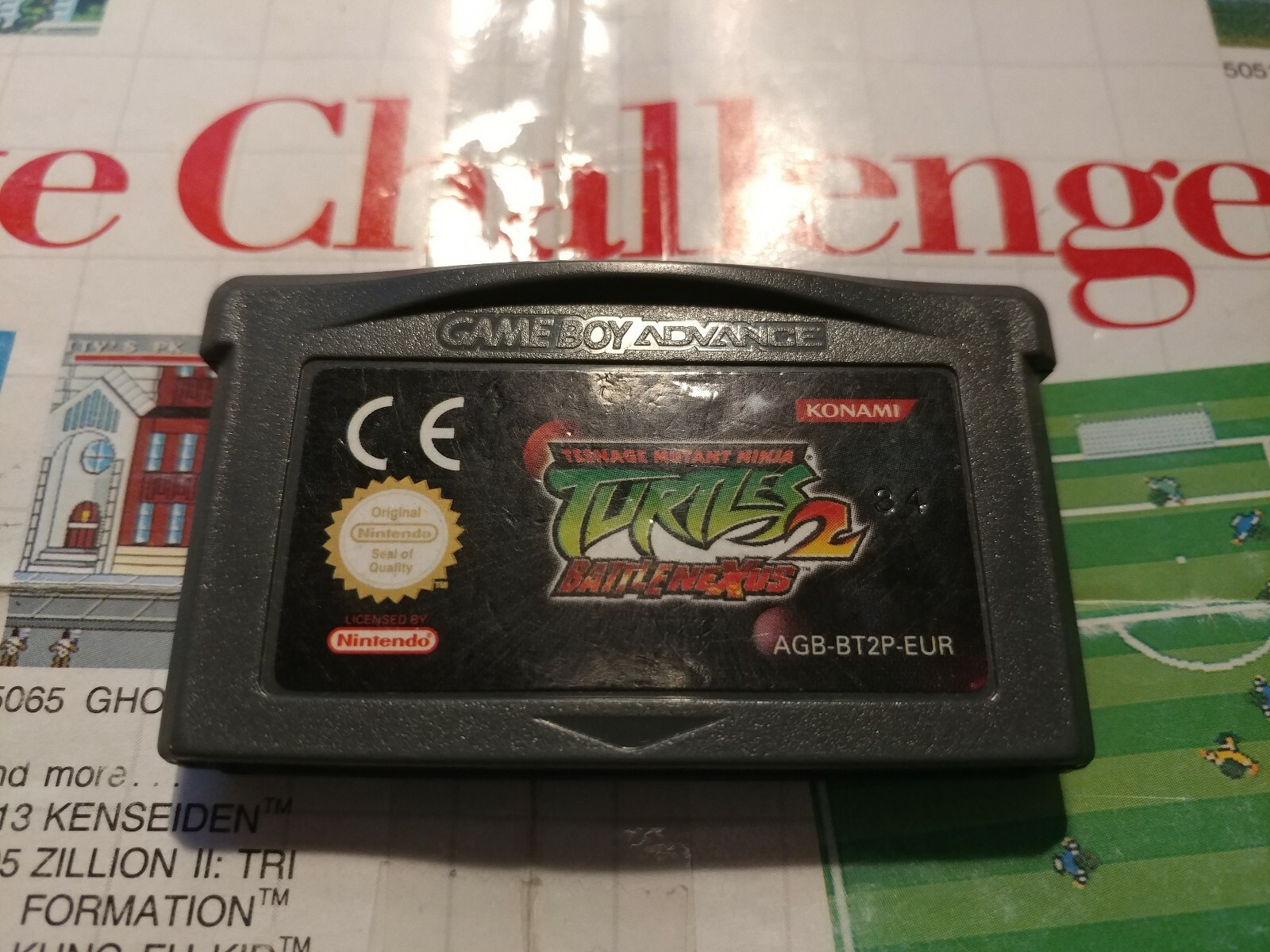 Game Boy Advance GBA: Teenage Mutant Ninja Turtles 2 - Battle Nexus [TOP KONAMI]