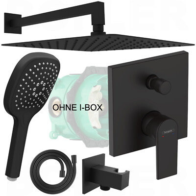 HANSGROHE VERNIS SHAPE Armatur | BOFLER Duschset #21-O Regendusche 30cm, Dusche