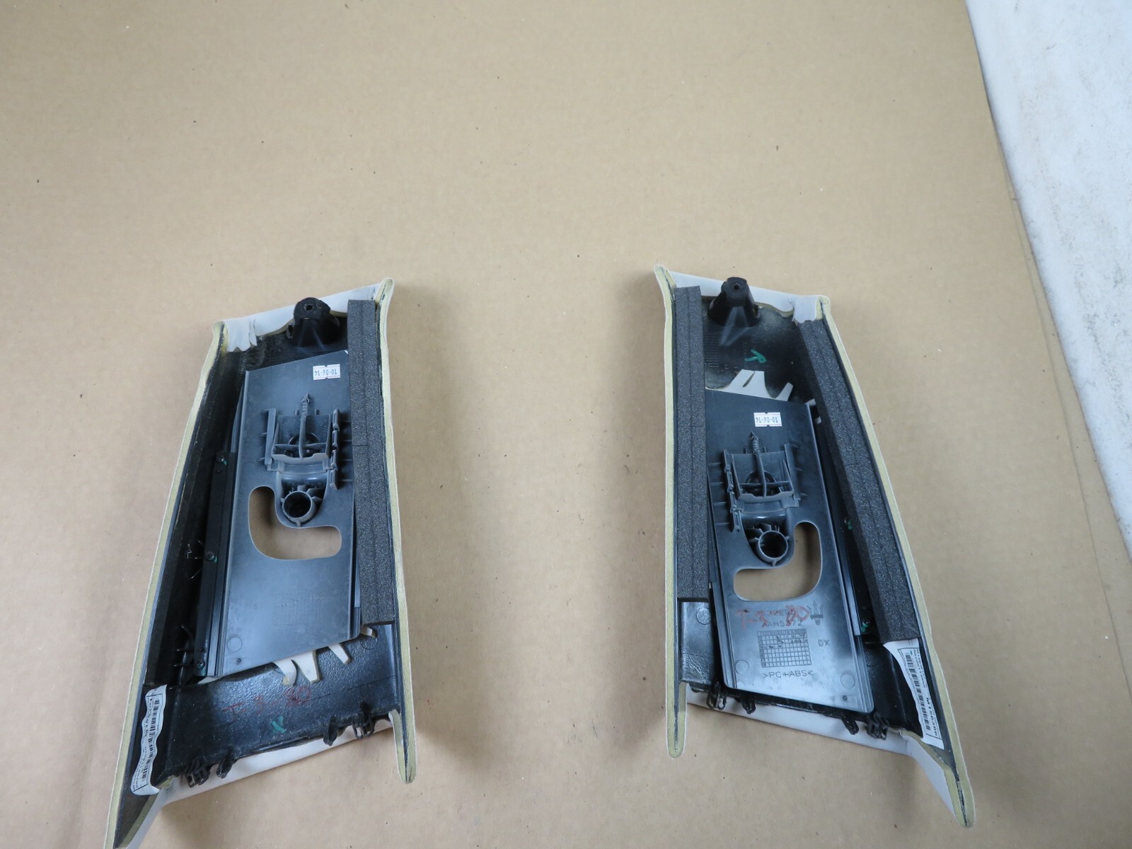 2014-2017 MASERATI GHIBLI SQ4 LEFT & RIGHT B PILLAR TRIM COVER PANEL SET OEM