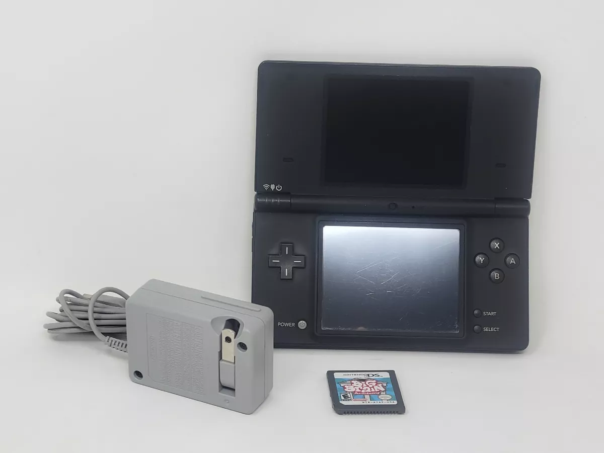 Nintendo DS DSi Original Console Black With Stylus & Charger + Hard Case  TESTED