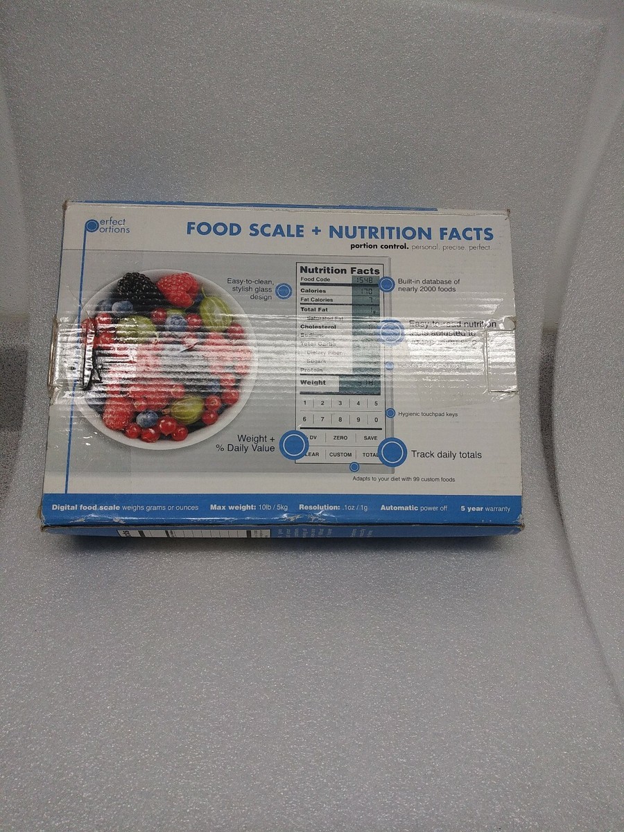 Perfect Portions Food Scale and Nutrition Facts