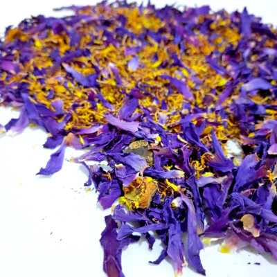 Dried Cut Blue Lotus Flowers Nymphaea Caerulea 100% Pure Organic Stress Relife
