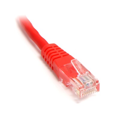 Startech 15 Ft Red Molded Cat5e Utp Patch Cable - Category 5e - 15 Ft - 1 X