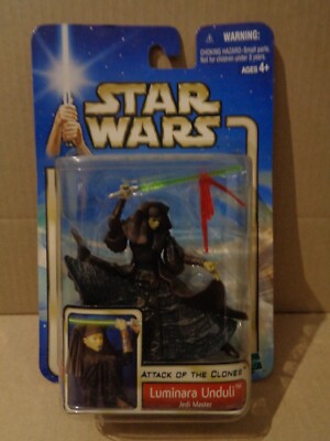 Hasbro Star Wars Attack of the Clones - Luminara Unduli Jedi Actionfigur Neu in OVP