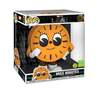 10'' Miss Minutes JUMBO POP 1063 Marvel Studios Loki Glow in the