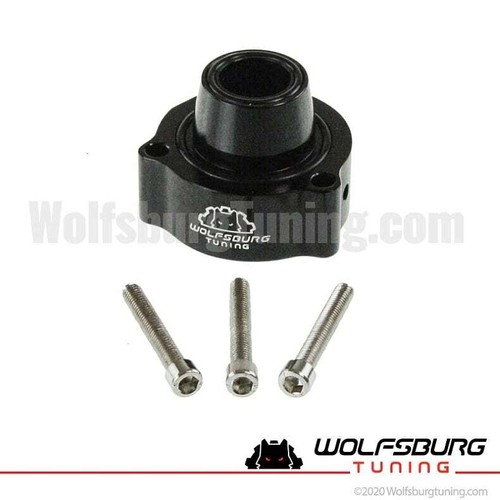 Black 2.0T Turbo Blow Off Valve BOV Spacer VW MK5 MK6 Jetta GTI CC TSI