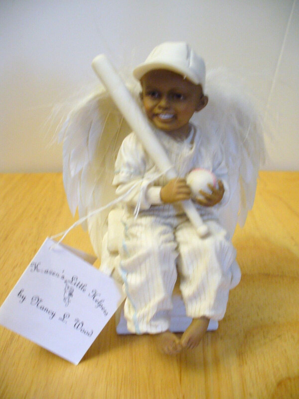 Reco - (Nancy L. Wood) Porcelain Figurine "Batter Up" - EXCELLENT