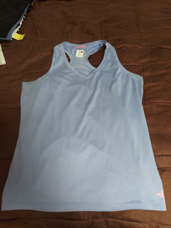 The North Face Tank Top FlashDry Medium Racerback Pink Exercise Shirt Athletic