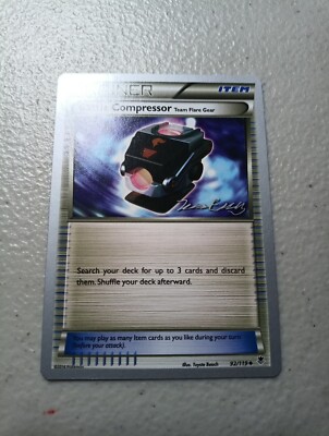 battle compressor pokemon card Battle Compressor Trainer Pokemon Card 92/119 World Championships 2014