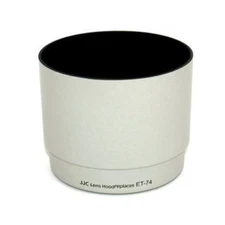 JJC LH-74 White Lens Hood For CANON EF 70-200mm f 4 L IS USM  Non IS ET-74 shade
