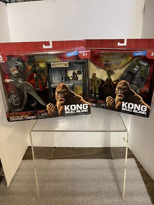 Kong Skull Island Battle For Survival Creature Contact Playset Lanard Lot Of 2