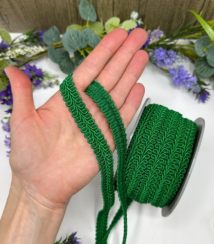 15mm scrolled gimp braid trim upholstery costume dress lampshade bag PER METRE - Picture 34 of 50