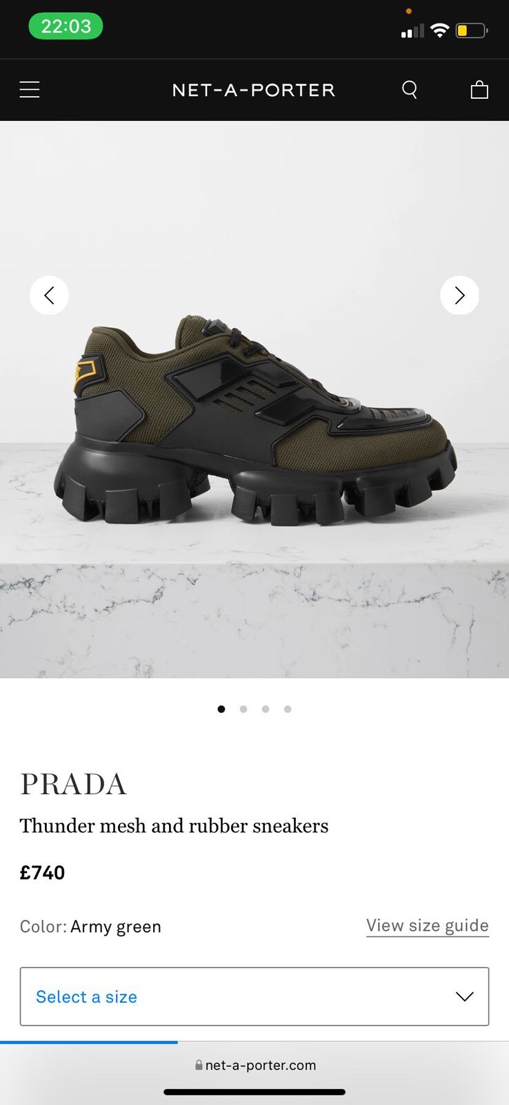 Prada Cloudburst Thunder Trainers - image 7