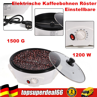 1500g Elektrische Kaffeeröster Bohnenröster Coffee Roaster Beans Röstmaschine