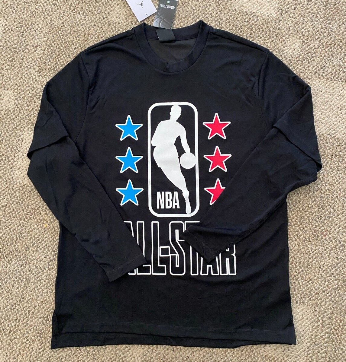 [ちょこ]バンド付き NBA ALLSTAR ゲームシャツ JORDAN Chicago Bulls Michael Jordan white NBA Allstar Game