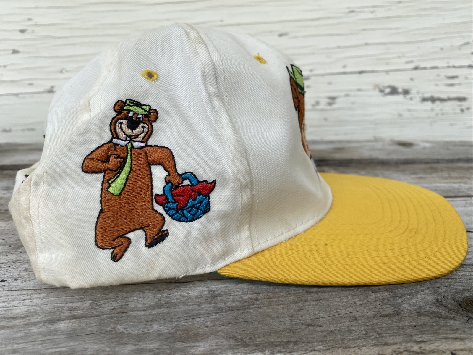 Vintage 1993 Hanna-Barbera YOGI BEAR Snapback Hat Cap… - Gem