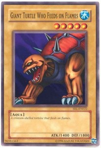 Giant Turtle Who Feeds on Flames - SRL-022 - Common - Unlimited Edition x3 - Nea