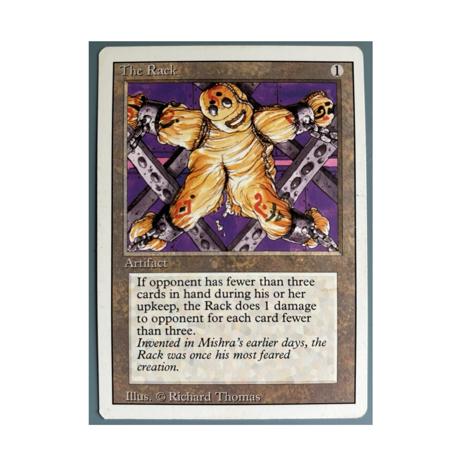 MTG The Rack 4th Edition Old Border Artifact Lightly Played Vintage