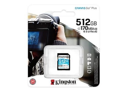 Kingston-New-SDG3-512GB _ SD MEMORY CARD - 512GB - SDXC - 3.3V - 170/9