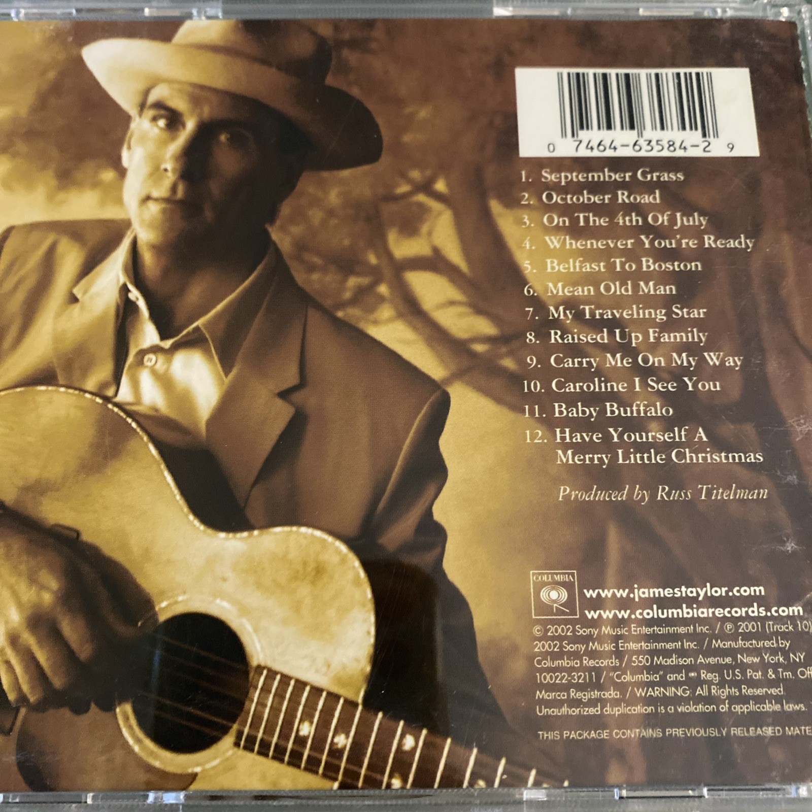 James Taylor 6 💽LOT: Greatest Hits, 2-Christmas, October Rd, Covers, I’m Here thumbnail 3
