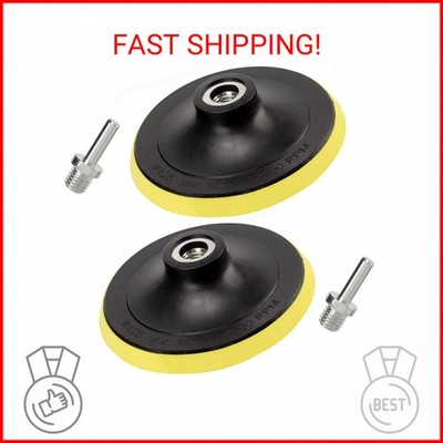 Eyech 2 Pack 5 Inch Hook and Loop Backing Pad with M14 Thread,Rotary Buffing Pad