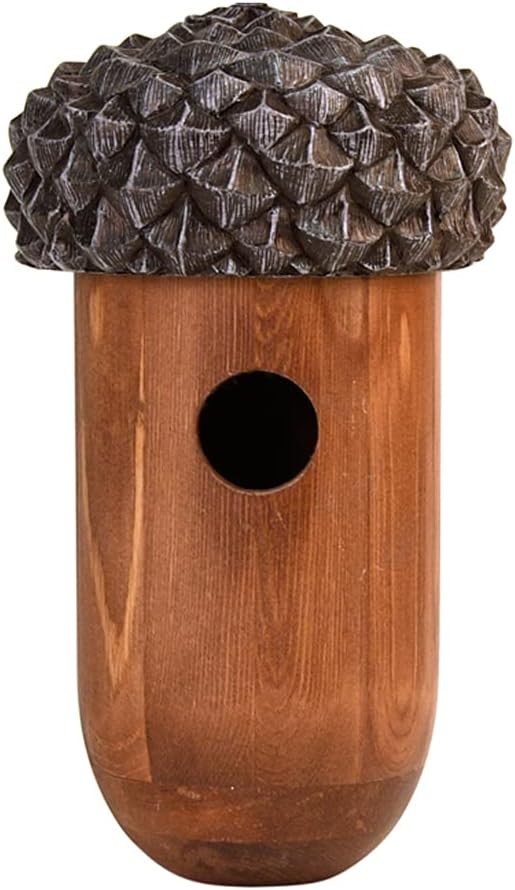 Fallen Fruits NK83 Bird House Acorn Wren, Brown, 25.3 cm*13.9 cm*13.9 cm