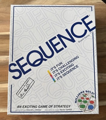 Jax Sequence - Original Sequence Game with Folding Board, Cards and Chips, NEW
