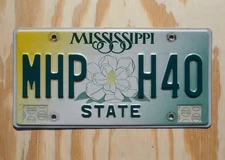 2002 Mississippi State Highway Patrol Police License Plate