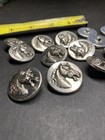 Lot of 18 Buttons with Raised Horse Design. Vintage Buttons — photo 5