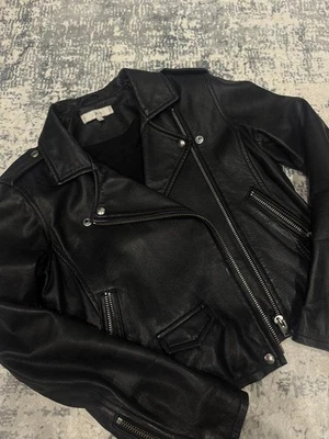 Women IRO Jacket Black Leather S - Bild 1 von 4