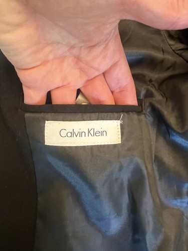 Calvin Klein Boys' Bi-Stretch Blazer Suit Jacket, 2-Button Single Breasted - Picture 8 of 8