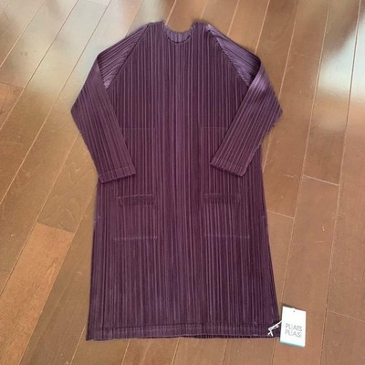 PLEATS PLEASE ISSEY MIYAKE - イッセイミヤケ　サイズ3  PLEATS PLEASE  パープルのジャケット PLEATS PLEASE ISSEY MIYAKE tunic Dress 3 Used | eBay