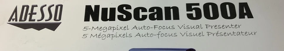 Adesso NuScan 500A 5MP Auto-Focus Visual Presenter Document Scanner "B7C" - Image 2 of 4
