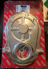 Trans-Dapt 4935 Timing Cover 1-Piece Steel Chrome Plated Chevy Big Block Kit