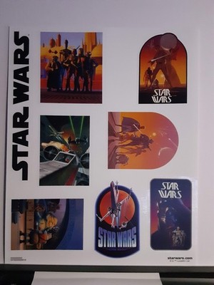 Trends International STAR WARS 2026 Collector's Ed. Calendar BONUS DECAL SHEET B