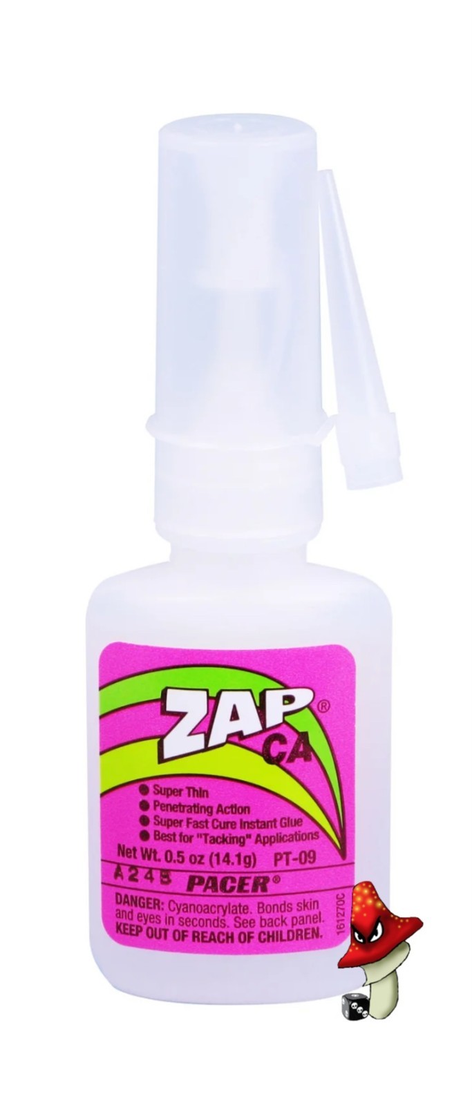 ZAP CA 1/2oz Thin Super glue Cyano Acrylate Adhesive