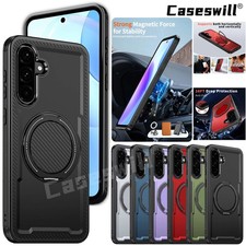 For Samsung Galaxy A17 A27 A37 A57 A16 A36 A56 5G Magnetic Ring Stand Case Cover