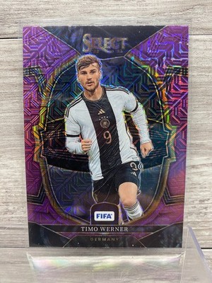 2022-23 Panini Select FIFA - Terrace Timo Werner #25 Purple Mojo Prizm