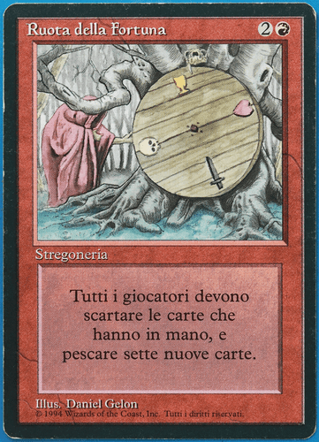 Wheel of Fortune (BB) Revised (ITALIAN) PLD Red Rare CARD (497850) ABUGames - Picture 1 of 2