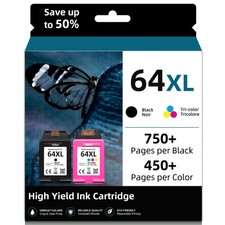64 XL 64XL Black Color Ink Cartridge for HP 64 ENVY 7855 7858 6255 6258 7830 Lot