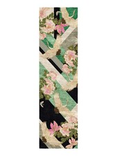 Wendy Morrison Kimono Green Hand-Tufted Wool Runner Chinoiserie Floral Hallway