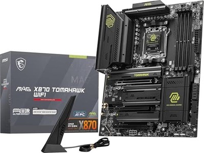 MSI MAG X870 TOMAHAWK WIFI GAMING MOTHERBOARD AM5, DDR5, PCIE 5.0 - BLACK