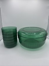 Large Tupperware Salad Bowl Set:11in Bowl w/L...