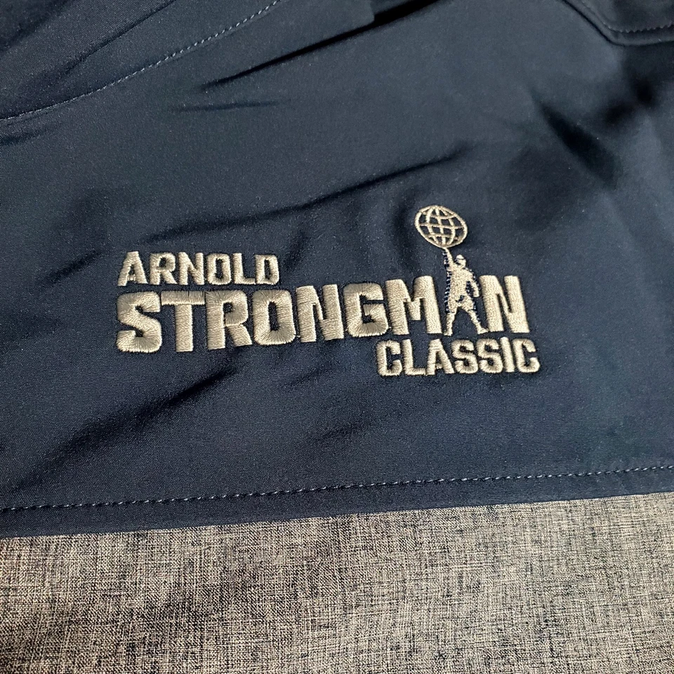 Dri Duck Mens Jacket XXL Blue 2010 Arnold Schwarzenegger Classic Bodybuilding - Image 3 of 4