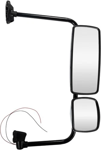 Chrome Door Mirror Assembly with Arm Fits Freightliner 2002-2025 563.46026C