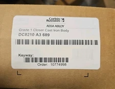 Corbin Russwin DC8210 689 Assa Abloy Grade 1 Surface Door Closer Double LeverArm