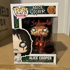 Funko Pop Rocks Alice Cooper #69 Special Edition Signed in Red Ink Beckett Cert