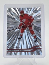 2025-26 Upper Deck Series 2 Silver Outburst #310 JUSTIN HOLL Detroit Red Wings