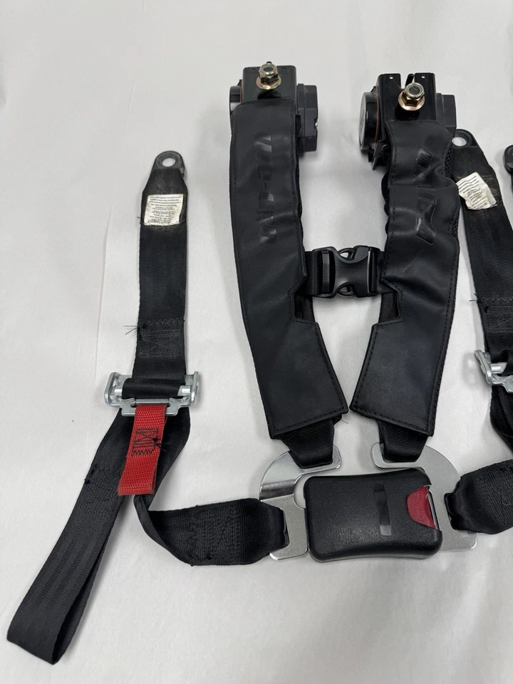 Can Am Maverick X3/R 2017-2025 retráctil arnés de 4 puntos cinturones de seguridad (2) H37 Foto 2 de 4