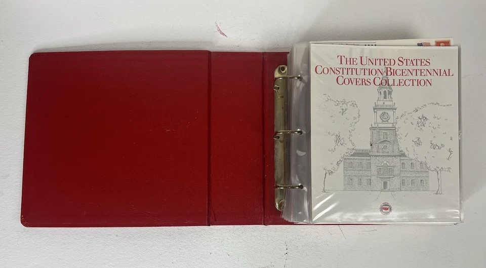 Postal Commemorative Society-86 US Constitution Bicentennial Covers 1987 To 1990 - Image 4 of 4